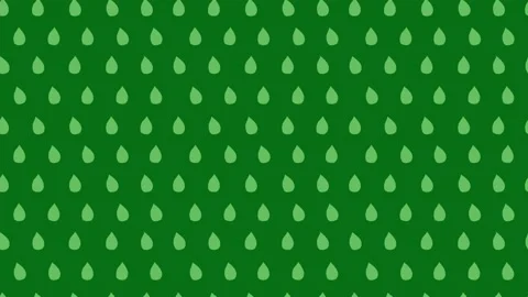 Motion Graphic Memphis Background, Green Water Drop pattern Stock Footage 219610261