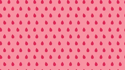 Motion Graphic Memphis Background, Pink Blood Icon pattern (Seamless Loop) Stock Footage 219609964