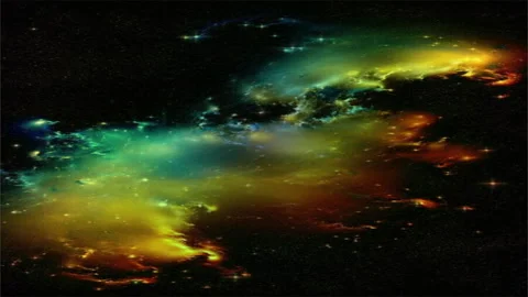 Motion graphic: Nebula Background, loopable Stock Footage 296855546