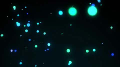 Motion Graphic Particle Floating A1 Video stock 226792626