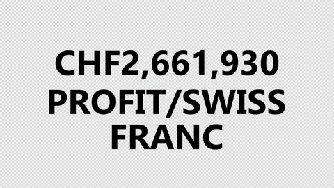 Motion graphic of profit increasing. Amount of profit going up. Profit in SWISS Stock Footage 248282143