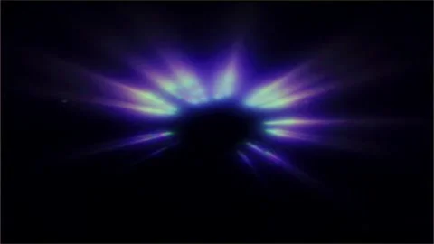Motion graphic: Radiant blue and white light explosion effect on dark background Stock Footage 296871460