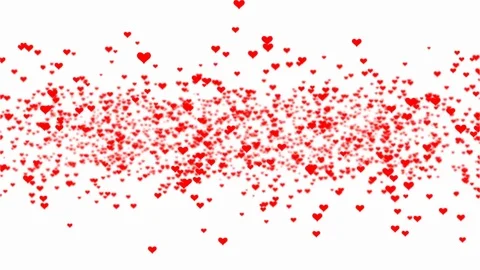 Motion graphic of red heart shape abstract backgrounds Stock Footage 122335866