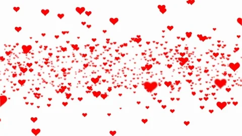 Motion graphic of red heart shape abstract backgrounds Stock Footage 122335868