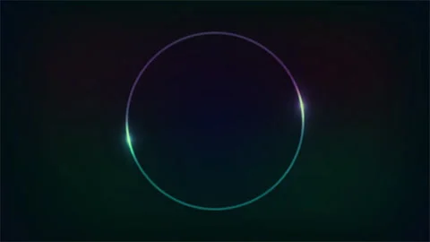 Motion graphic: shine  circle light streaks lens flare effects Video stock 283882635