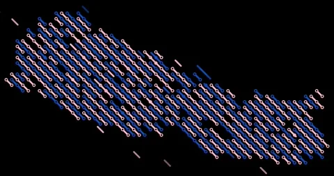 Motion Graphic Silhouette of Nepal Using Diagonal Elements Stock Footage 327645146