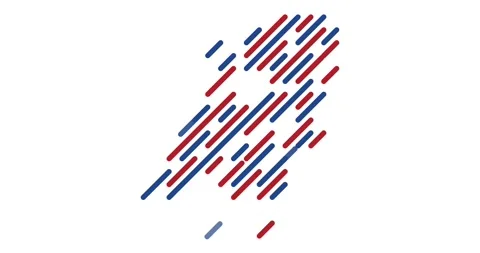 Motion Graphic Silhouette of Netherlands Using Diagonal Elements Stock Footage 326838406