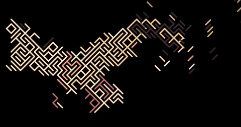 Motion Graphic Silhouette of Panama Using Diagonal Elements Stock Footage 327735460
