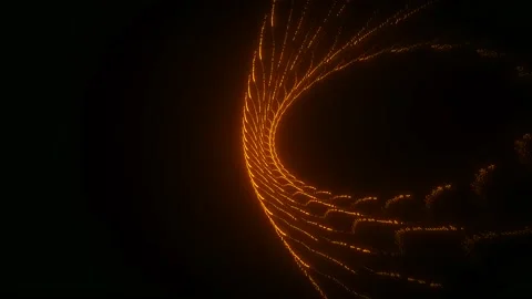 Motion graphic of soft particle Video stock 148402433