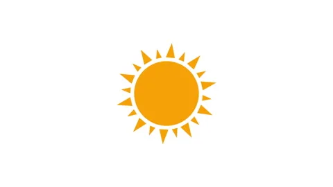 Motion graphic sun and moon alternate day and night. Stock Footage 335582901