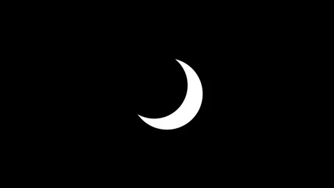 Motion graphic sun and moon alternate day and night. Stock Footage 335582954
