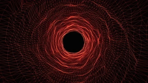 Motion graphic :through a wormhole through time Stock Footage 157250288