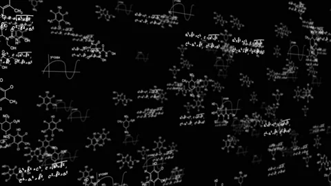 Motion Graphic video of math problems, equations, and formulas flying by in 3D. Stock Footage 157873334