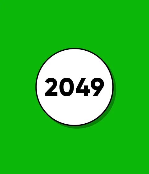 A motion graphic video of a white circle on a green screen revealing the nu.. Stock Footage 332396698