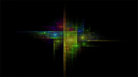 Motion graphic:backdrop light stripes on a black background. Stock Footage 296860342