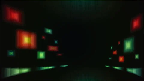 Motion graphic:backdrop light stripes on a black background. Stock Footage 296860344