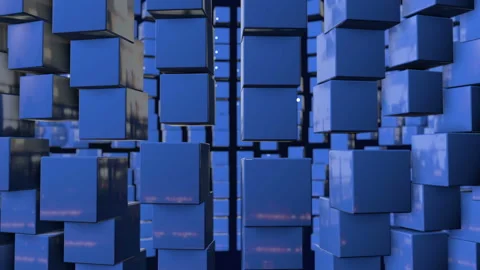 motion graphics 3d looped animation as b... | Stock Video | Pond5