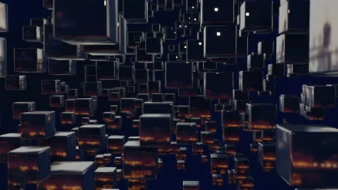 motion graphics 3d looped animation as d... | Stock Video | Pond5