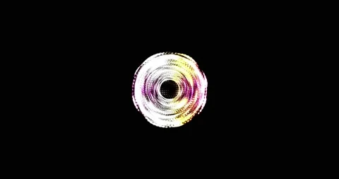 Motion graphics abstract 3d particle explosion, fluid animation of colorful dots Stock Footage 172447873