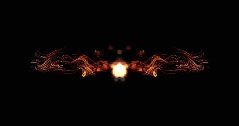 Motion graphics abstract 3d particle explosion, fluid animation of colorful dots Stock Footage 172447951