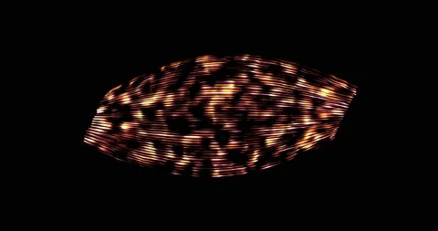 Motion graphics abstract 3d particle explosion, fluid animation of colorful dots Stock Footage 172448105