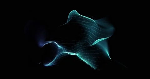 Motion graphics abstract 3d particle explosion, fluid animation of colorful dots Stock Footage 172448210