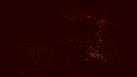 Motion graphics abstract background of glowing particles with glowing bokeh  Stock Footage 263954557
