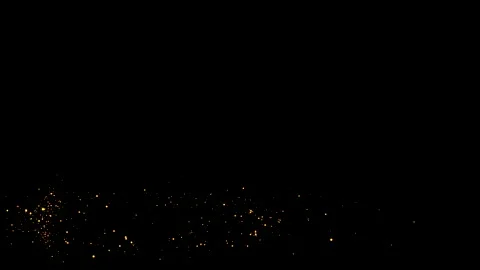 Motion graphics abstract of particles over black background Stock Footage 171024149