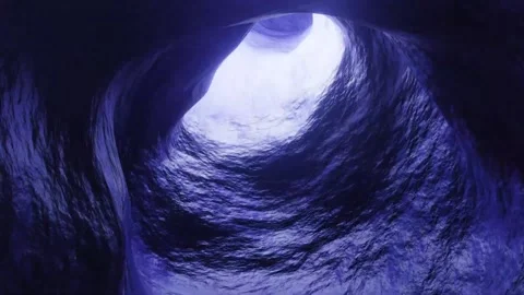 Motion Graphics Animated Background Blue Tunnel Stock Footage 172521060