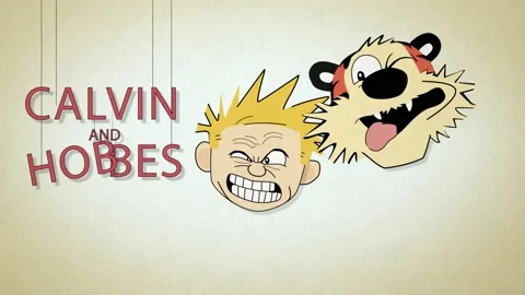 Motion Graphics Animation Calvin and Hobbes Video stock 157640693