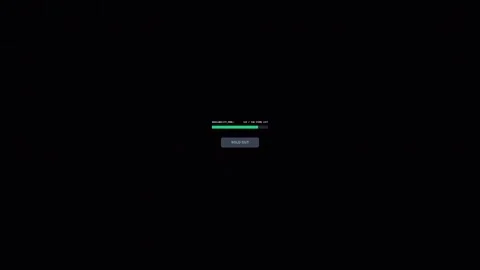 Motion Graphics Animation Featuring Buy Now Button Cursor and Sold Out Interface Vídeos de archivo 344232952