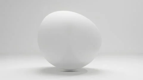 Motion graphics animation of pinning spheres containing a golden core Stock Footage 157326196
