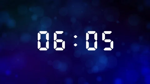 Motion Graphics Animation with White Ten Seconds Shiny Digital Bright Glowing Stock Footage 138931678