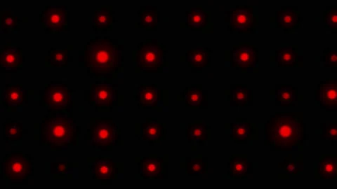 Motion Graphics background with  red bokeh dots circles flowing 4K UHD Stock-Footage 142883767