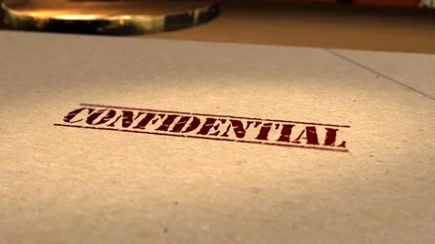 Motion graphics - CGI 3D animation of a file being rubber stamped Stock Footage 113185591