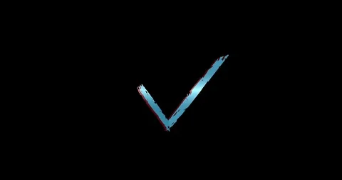 Motion Graphics - Check mark | Stock Video | Pond5