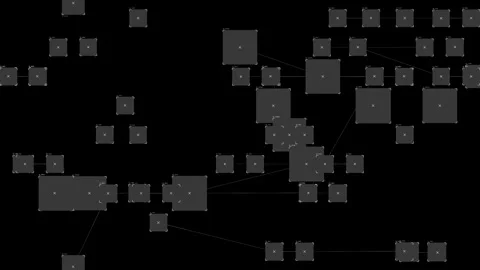 Motion graphics  that detects signals and automatically tracks them Stock Footage 341846595