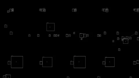 Motion graphics  that detects signals and automatically tracks them 库存影片 341846658