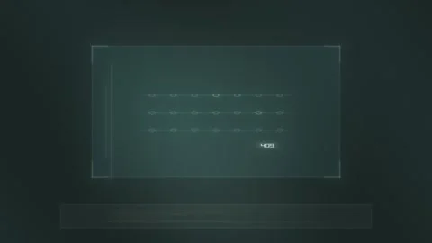 Motion graphics display with digital numbers and lines in Stock Footage 339304102