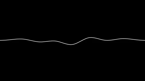 Motion graphics drawing of an Audio Wave, heartbeat or sound wave 스톡 동영상 266695644