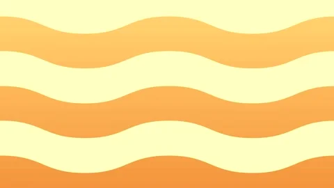 Motion graphics element smooth orange wave animated video background Stock Footage 261789325