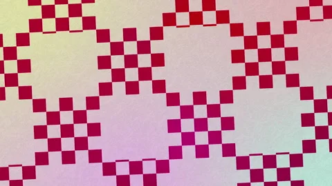 Motion graphics featuring a red Japanese-style lattice pattern (loop) Stock Footage 332921700