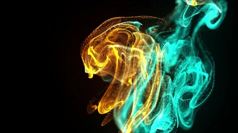 Motion graphics fluid simulation background Stock Footage 298785021