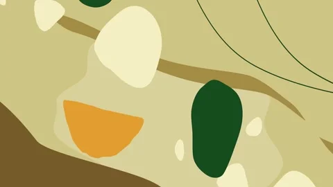 Motion Graphics Hand drawn flat abstract shapes background Video stock 260678854