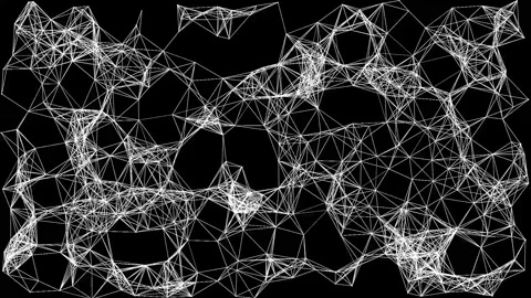 Motion graphics increasing white lines in black Stock-Footage 321014228