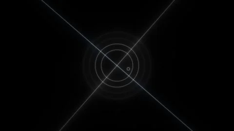 Motion graphics with lines and circles in dark background Stock Footage 339365747