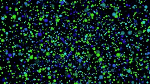 Motion Graphics  Loop Abstract Colorful Bubbles Background HD Stock Footage 322019674