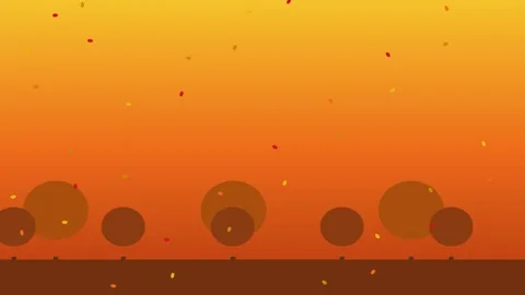 Motion graphics loop of abstract orange background with particles Stock Footage 345594807