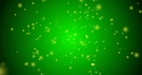 Motion graphics, many golden bubbles on a green background Stock Footage 124763350