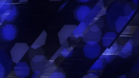 Motion graphics. Movable black and blue geometric screen saver. Stock Footage 241448281